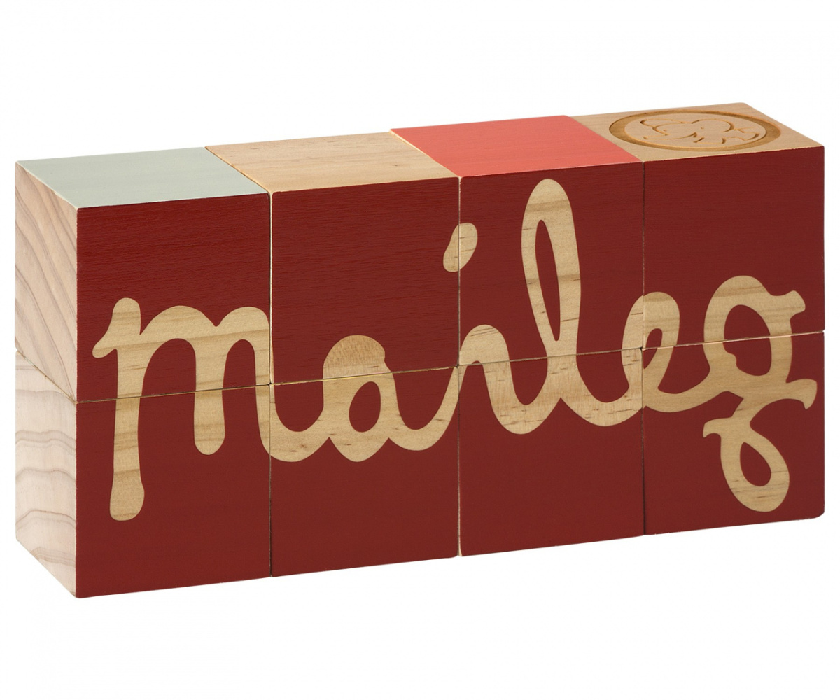 MAILEG Logo blocks Maileg - Multi color, kostki