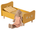 MAILEG Drewniane łóżko żołte, Wooden bed, Mini - Yellow MAILEG Drewniane łóżko żołte, Wooden bed, Mini - Yellow