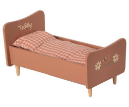 MAILEG Drewniane łóżko Teddy Mom, Wooden bed, Teddy mom - Rose
