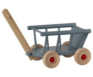 MAILEG Wózek niebieski - Wagon Blue