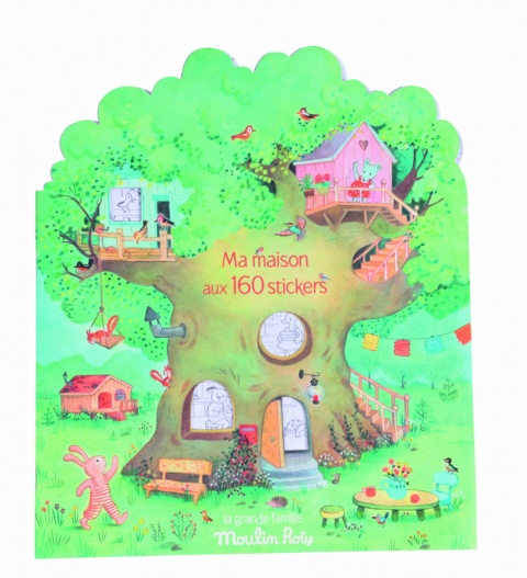 MOULIN ROTY Kolorowanka z naklejkami 20 stron La Grande