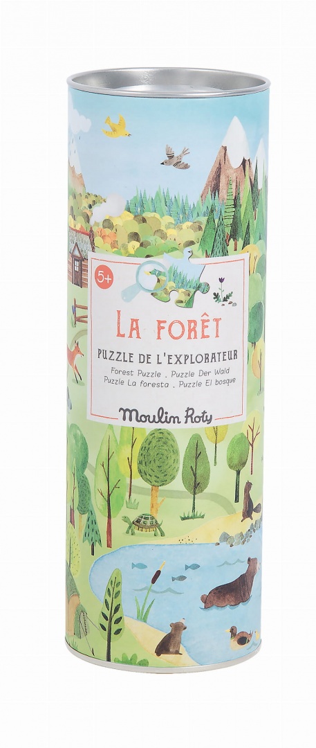 MOULIN ROTY Puzzle kartonowe ODKRYWCA LASU 96 elementów
