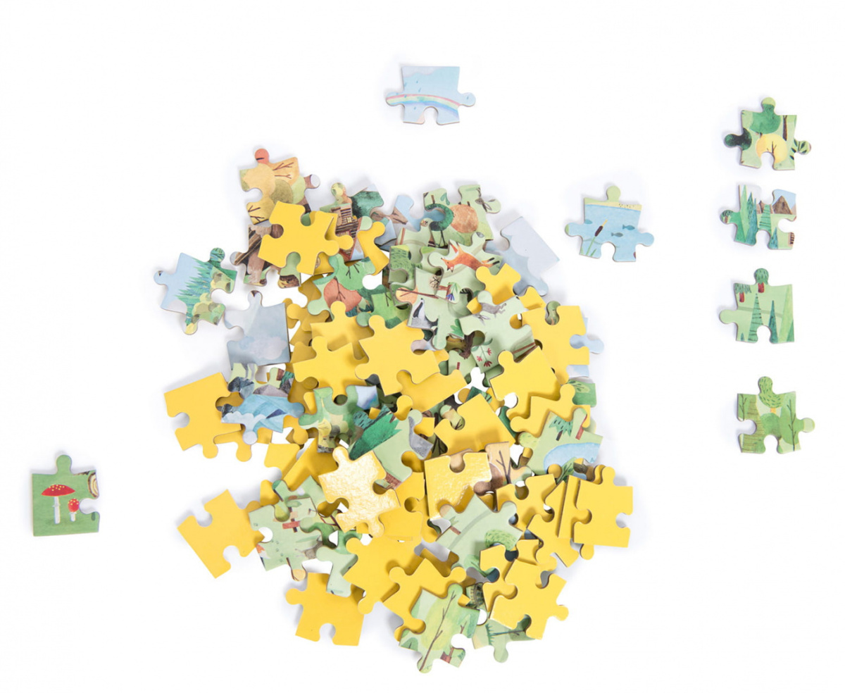 MOULIN ROTY Puzzle kartonowe ODKRYWCA LASU 96 elementów MOULIN ROTY Puzzle kartonowe ODKRYWCA LASU 96 elementów