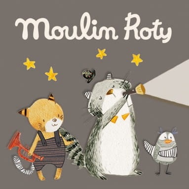 MOULIN ROTY Zestaw 3 krążków z bajkami LES MOUSTACHES