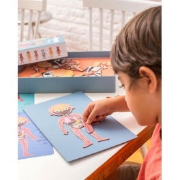 APLI KIDS Magnetyczna układanka - Ciało człowieka