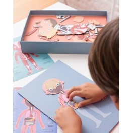 APLI KIDS Magnetyczna układanka - Ciało człowieka
