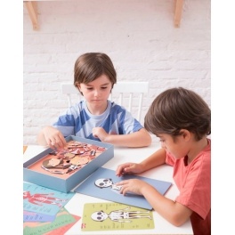 APLI KIDS Magnetyczna układanka - Ciało człowieka