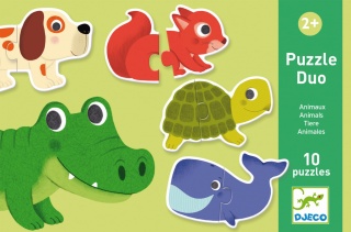 DJECO Puzzle duo ZWIERZĄTKA