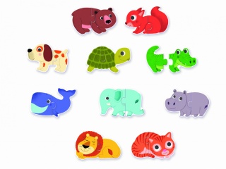 DJECO Puzzle duo ZWIERZĄTKA