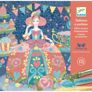 Zestaw artystyczny z brokatem Marzenia Djeco 7-12 lat