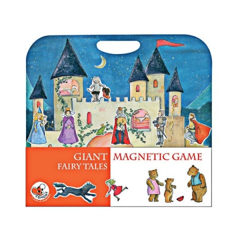 Egmont Toys Duża układanka, gra magnetyczna, Bajki