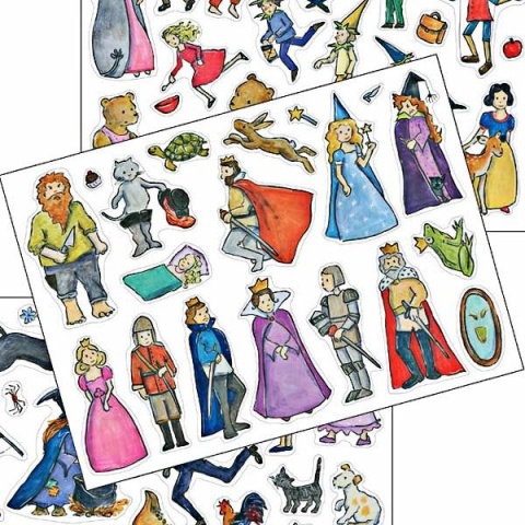 Egmont Toys Duża układanka, gra magnetyczna, Bajki