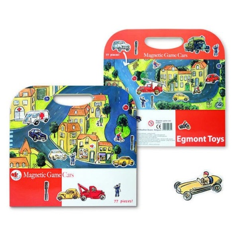 Egmont Toys Układanka, gra magnetyczna, Samochody