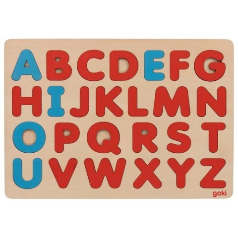 Goki Puzzle alfabet Montessori