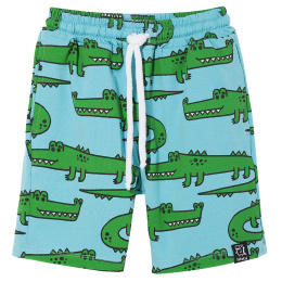 KUKUKID Pocket Shorts Blue Crocodile