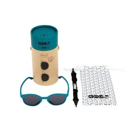 KiETLA Okulary przeciwsłoneczne WaZZ 2-4 lata Peacock Blue