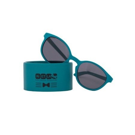 KiETLA Okulary przeciwsłoneczne WaZZ 2-4 lata Peacock Blue