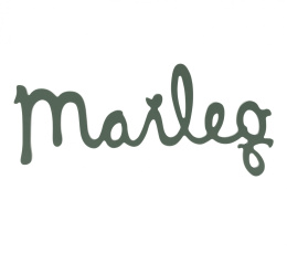 MAILEG Maileg wooden logo - Dusty green, logo/napis Maileg