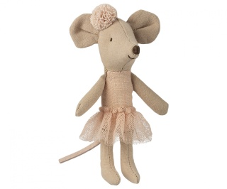 MAILEG Myszka - Ballerina Mouse, Little sister, Balerina młodsza siostra