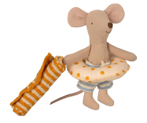 MAILEG Myszka Młodszy brat z kabiną plażową - Beach mice, Little brother in Cabin de Plage MAILEG Myszka Młodszy brat z kabiną plażową - Beach mice, Little brother in Cabin de Plage