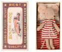 MAILEG Myszka starsza siostra w pudełku po zapałkach- Big sister mouse, in matchbox MAILEG Myszka starsza siostra w pudełku po zapałkach- Big sister mouse, in matchbox