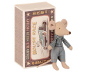 MAILEG Myszka młodszy brat w pudełku po zapałkach- Little brother mouse in matchbox MAILEG Myszka młodszy brat w pudełku po zapałkach- Little brother mouse in matchbox
