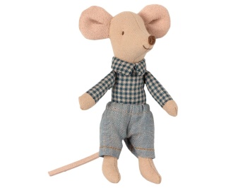 MAILEG Myszka młodszy brat w pudełku po zapałkach- Little brother mouse in matchbox