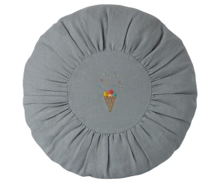 MAILEG Poduszka niebieska - Cushion, Round - Blue