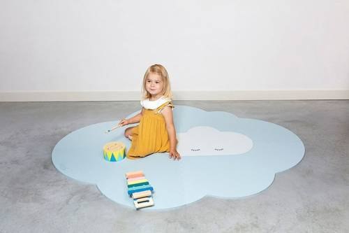 QUUT Mata do zabawy piankowa podłogowa duża Chmurka Playmat Dusty Blue QUUT Mata do zabawy piankowa podłogowa duża Chmurka Playmat Dusty Blue