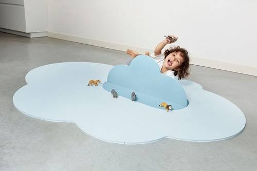QUUT Mata do zabawy piankowa podłogowa duża Chmurka Playmat Dusty Blue QUUT Mata do zabawy piankowa podłogowa duża Chmurka Playmat Dusty Blue