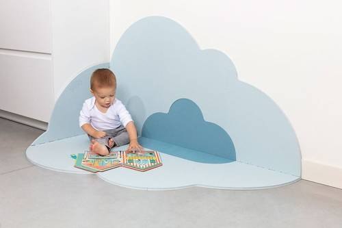 QUUT Mata do zabawy piankowa podłogowa duża Chmurka Playmat Dusty Blue QUUT Mata do zabawy piankowa podłogowa duża Chmurka Playmat Dusty Blue