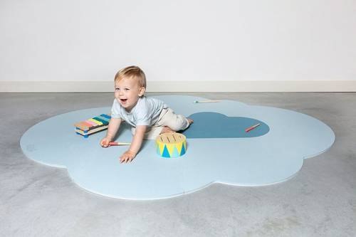 QUUT Mata do zabawy piankowa podłogowa duża Chmurka Playmat Dusty Blue QUUT Mata do zabawy piankowa podłogowa duża Chmurka Playmat Dusty Blue