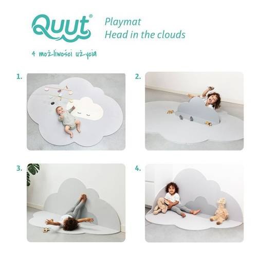 QUUT Mata do zabawy piankowa podłogowa duża Chmurka Playmat Pearl Grey QUUT Mata do zabawy piankowa podłogowa duża Chmurka Playmat Pearl Grey