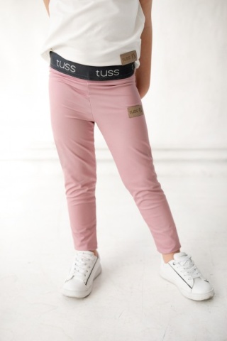 TUSS Legginsy LYCRA rose/różowe