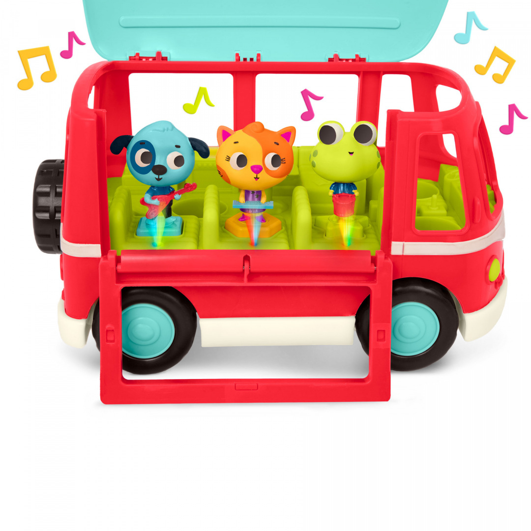 B.toys Land of B. MUZYCZNY autobus z wesołymi pasażeram B.toys Land of B. MUZYCZNY autobus z wesołymi pasażeram