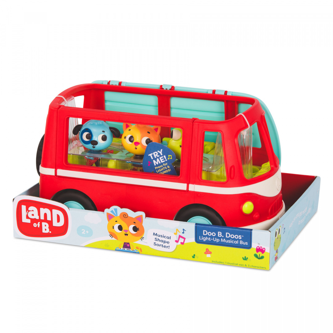 B.toys Land of B. MUZYCZNY autobus z wesołymi pasażeram B.toys Land of B. MUZYCZNY autobus z wesołymi pasażeram