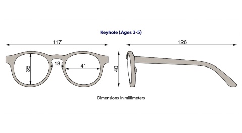 manustore.pl BABIATORS Okulary przeciwsłoneczne 3-5 lata Keyhole Pretty In Pink