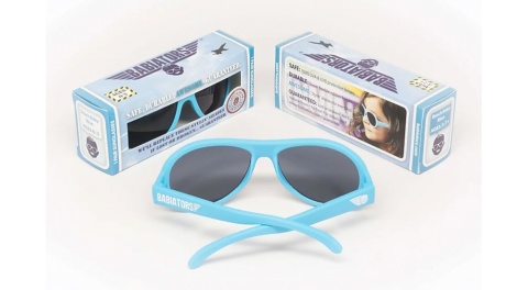 BABIATORS Okulary przeciwsłoneczne Aviator Beach Baby Blue 3-5 lat