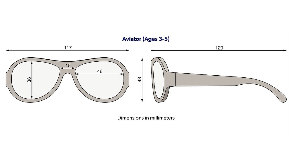 BABIATORS Okulary przeciwsłoneczne Aviator Beach Baby Blue 3-5 lat BABIATORS Okulary przeciwsłoneczne Aviator Beach Baby Blue 3-5 lat