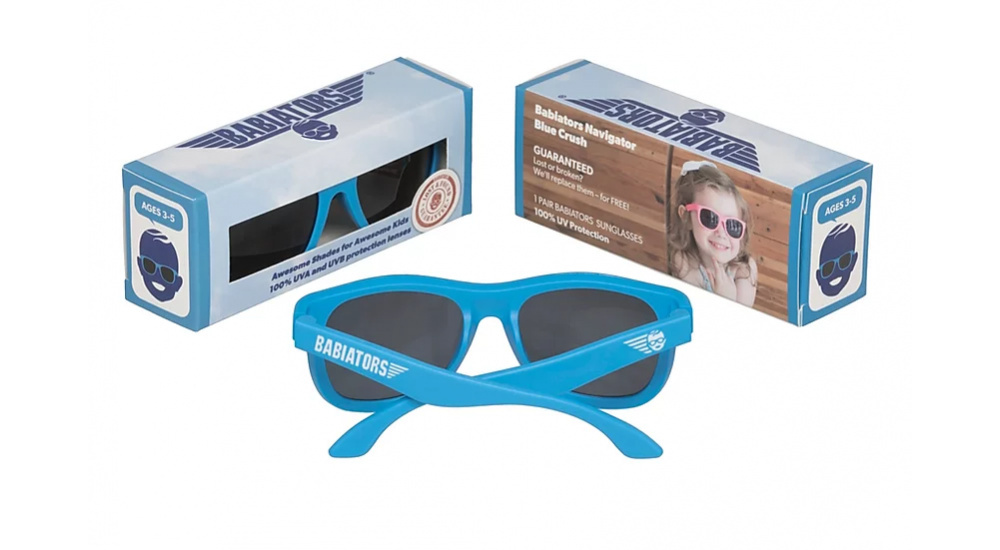 BABIATORS Okulary przeciwsłoneczne 0-2 lata Navigator Blue Crush