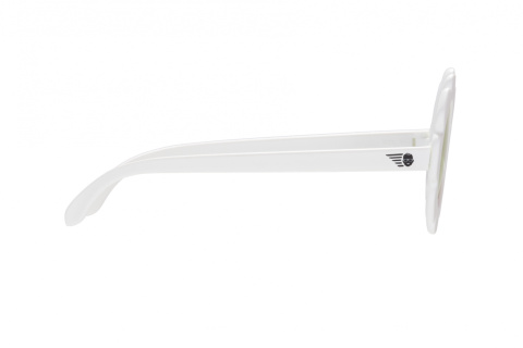 BABIATORS Okulary przeciwsłoneczne 3-5 lat z polaryzacją Blue Series - The Daisy White Flower ze złotymi soczewkami BABIATORS Okulary przeciwsłoneczne 3-5 lat z polaryzacją Blue Series - The Daisy White Flower ze złotymi soczewkami