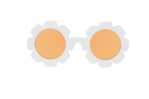 BABIATORS Okulary przeciwsłoneczne 3-5 lat z polaryzacją Blue Series - The Daisy White Flower ze złotymi soczewkami BABIATORS Okulary przeciwsłoneczne 3-5 lat z polaryzacją Blue Series - The Daisy White Flower ze złotymi soczewkami