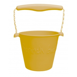 FUNKIT WORLD Składane wiaderko do wody i piasku Scrunch Bucket - Musztardowy FUNKIT WORLD Składane wiaderko do wody i piasku Scrunch Bucket - Musztardowy