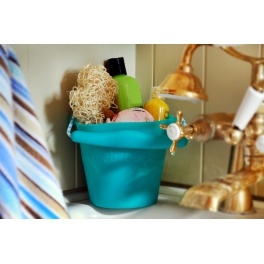 FUNKIT WORLD Składane wiaderko do wody i piasku Scrunch Bucket - Petrol