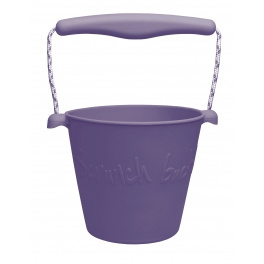 FUNKIT WORLD Składane wiaderko do wody i piasku Scrunch Bucket - Purpurowy