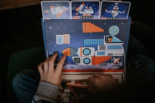 JANOD Magnetyczna układanka Kosmos Magnetibook JANOD Magnetyczna układanka Kosmos Magnetibook