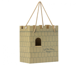 MAILEG Torebka papierowa ZAMEK, Paper bag, Castle