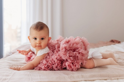 Mama's Feet Podkolanówki Dziecięce - Biszkoptowy Aniołek