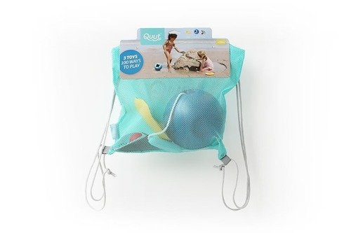 QUUT Set plażowy Mini Ballo + Cuppi + Magic Shapers Heart w worku