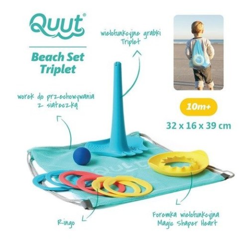 QUUT Zestaw plażowy Triplet + Ringo + Magic Sharpers Sun w worku QUUT Zestaw plażowy Triplet + Ringo + Magic Sharpers Sun w worku